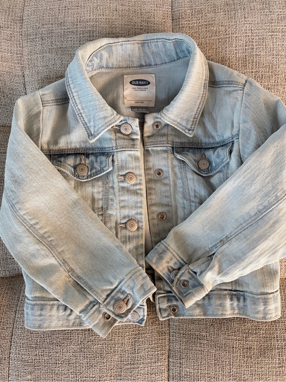 Old Navy Light Wash Denim Jacket for Kids